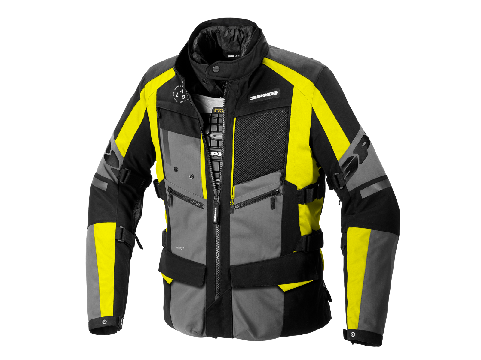 Мотокуртка SPIDI 4 SEASON EVO Yellow Fluo